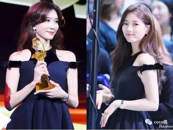 范冰冰刘亦菲倪妮娜扎同穿樱桃粉,娜扎和倪妮哪个好看