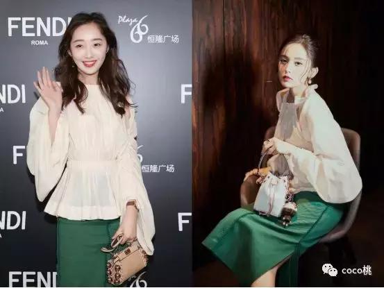 范冰冰刘亦菲倪妮娜扎同穿樱桃粉,娜扎和倪妮哪个好看