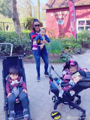 关颖晒b超照宣布怀四胎,关颖晒三胎宝宝