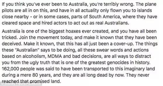 地球是平的？澳大利亚原来不存在？难道我们生活在虚拟世界中……