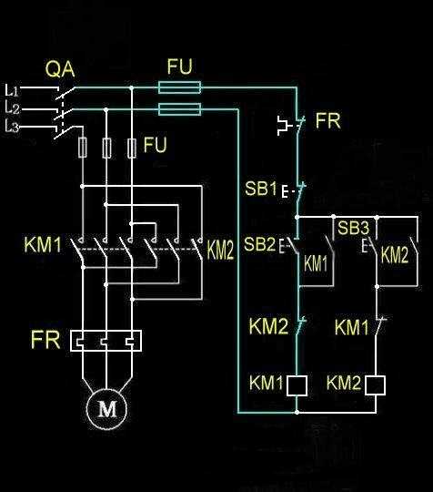 电工原理图和接线图,十个简单电路图