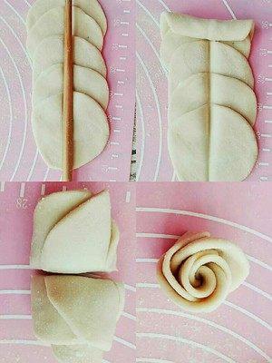 鲜玫瑰花馒头的三种最漂亮做法,做玫瑰花馒头最简单的方法