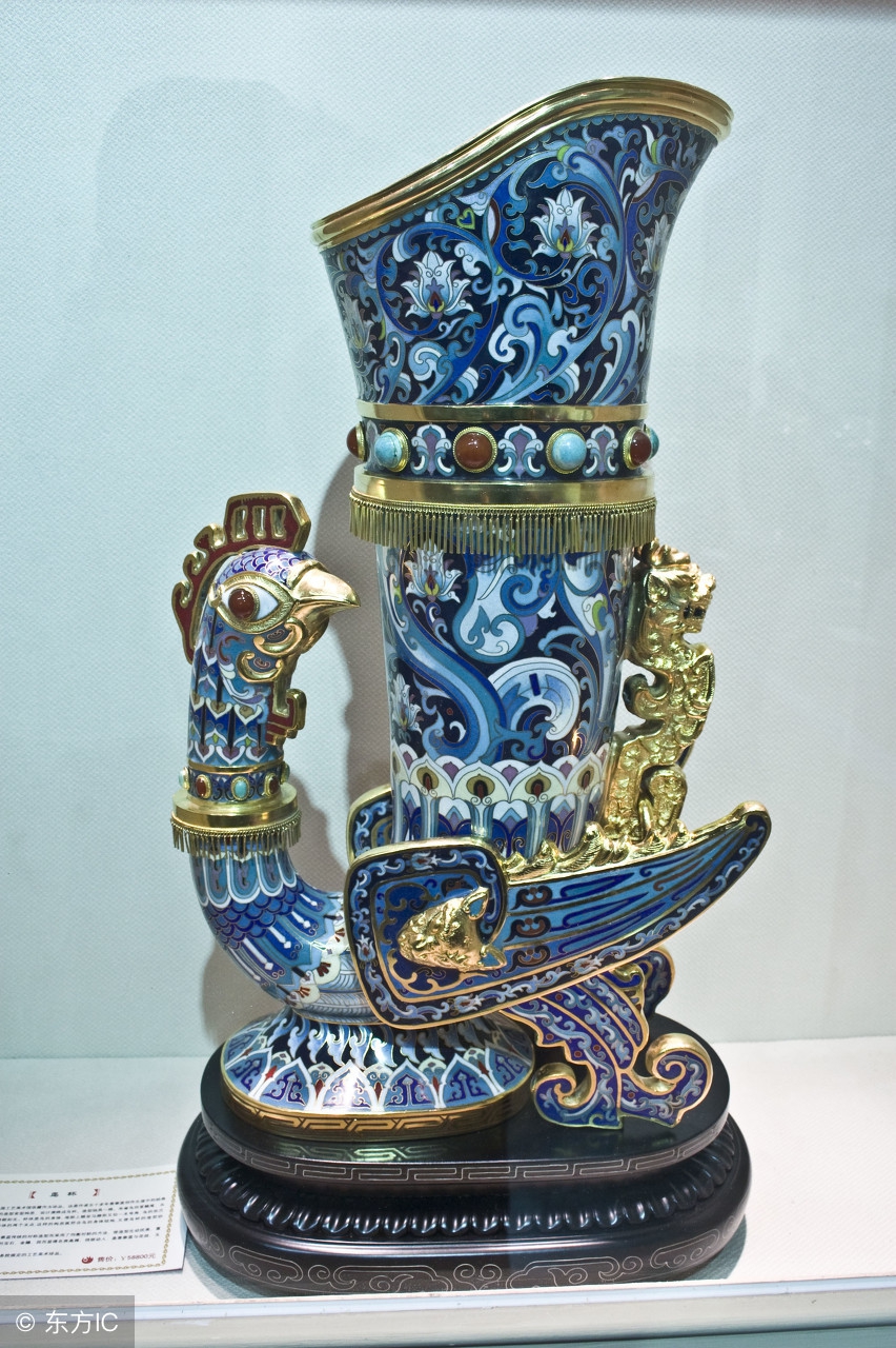 景泰蓝掐丝珐琅沙画教程分解演示,非遗景泰蓝沙画作品鉴赏