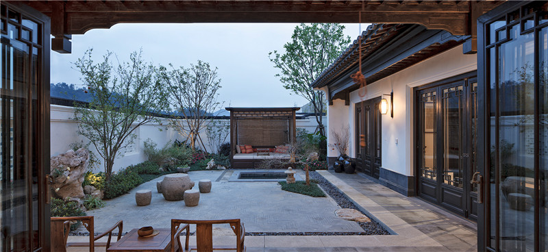 安吉桃花源中式合院,安吉桃花源隐竹园