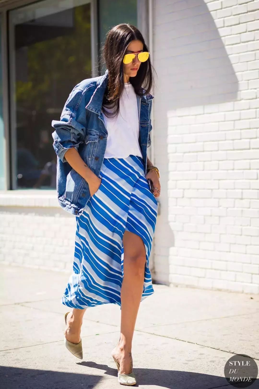 T恤+裙子,2019超时髦搭配