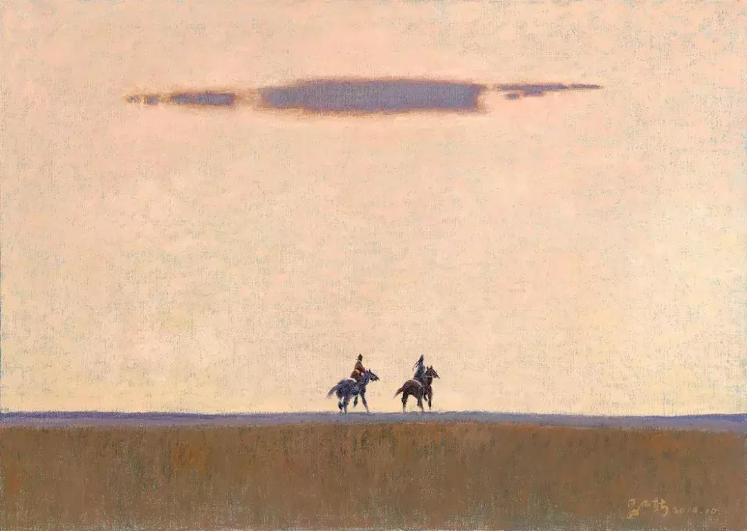 诗与史的油画表达|“立木—妥木斯艺术展”在势象空间开幕