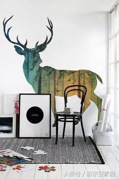 植物花卉墙绘简单又漂亮,有意思的简单墙绘