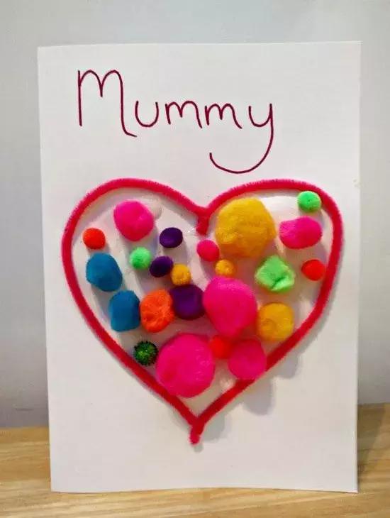 美术老师画的感恩母亲节绘画,大班美术母亲节简单手工