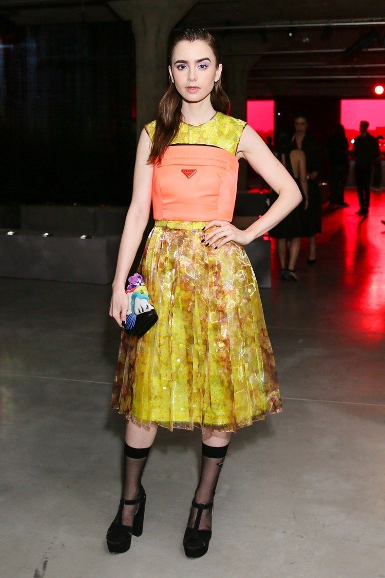 韩国女星润娥单挑欧美女星PRADA纽约早春秀众星云集