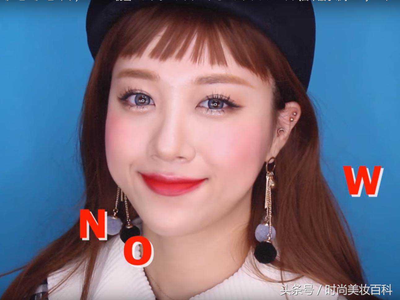 氧气感少女妆容教程,少女氧气妆容