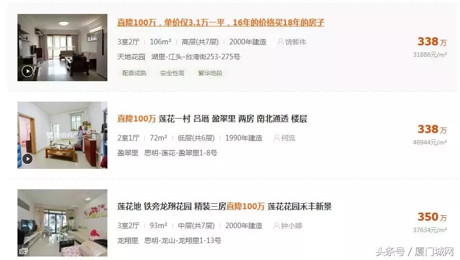 惊恐!五一后厦门二手房速冻!成交量下跌80%!有业主降数百万抛