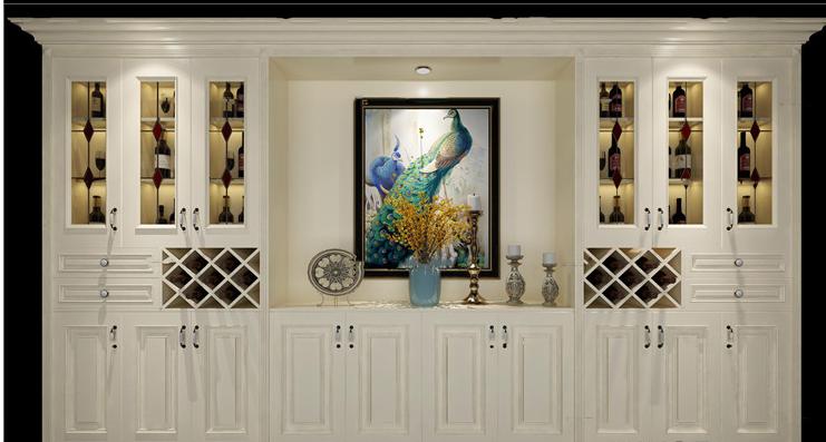 3dmax怎么画玻璃酒柜,新中式酒柜装饰柜组合3d模型