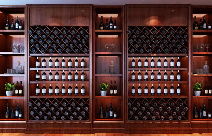 3dmax怎么画玻璃酒柜,新中式酒柜装饰柜组合3d模型