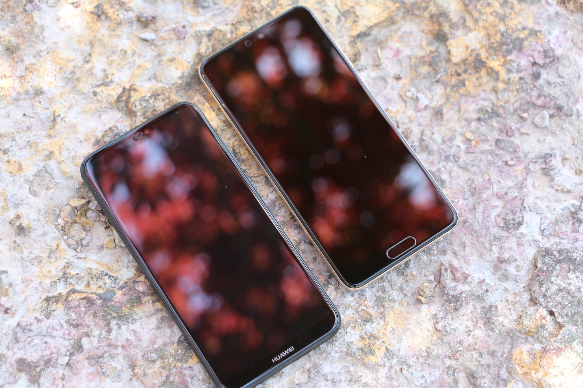 华为p20香槟金和宝石蓝哪个好看,极光色或成潮流华为p20开箱图赏