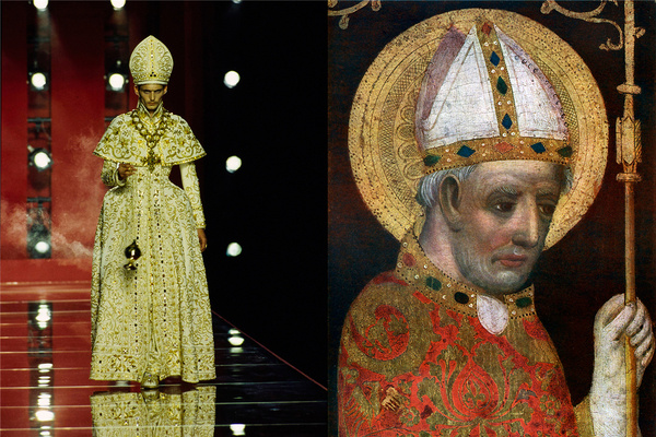 宗教元素与时尚的完美结合 (宗教仪式的象征)