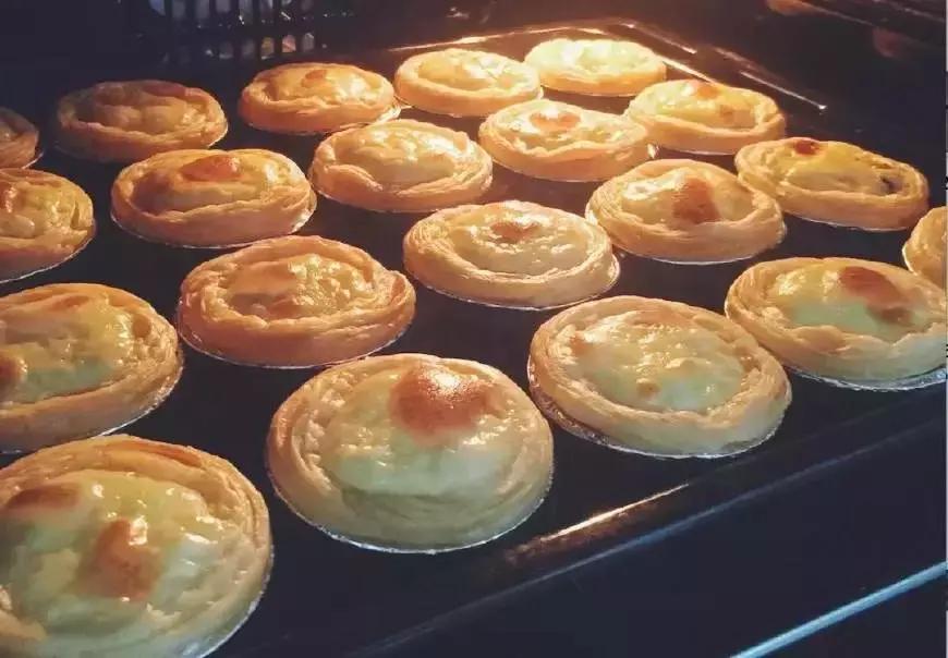 蛋挞做法教程烤箱烤几分钟,蛋挞做法焦褐色