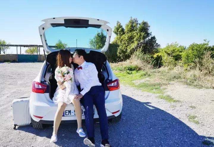 婚纱照个人写真艺术照素人,南法复古感婚纱照