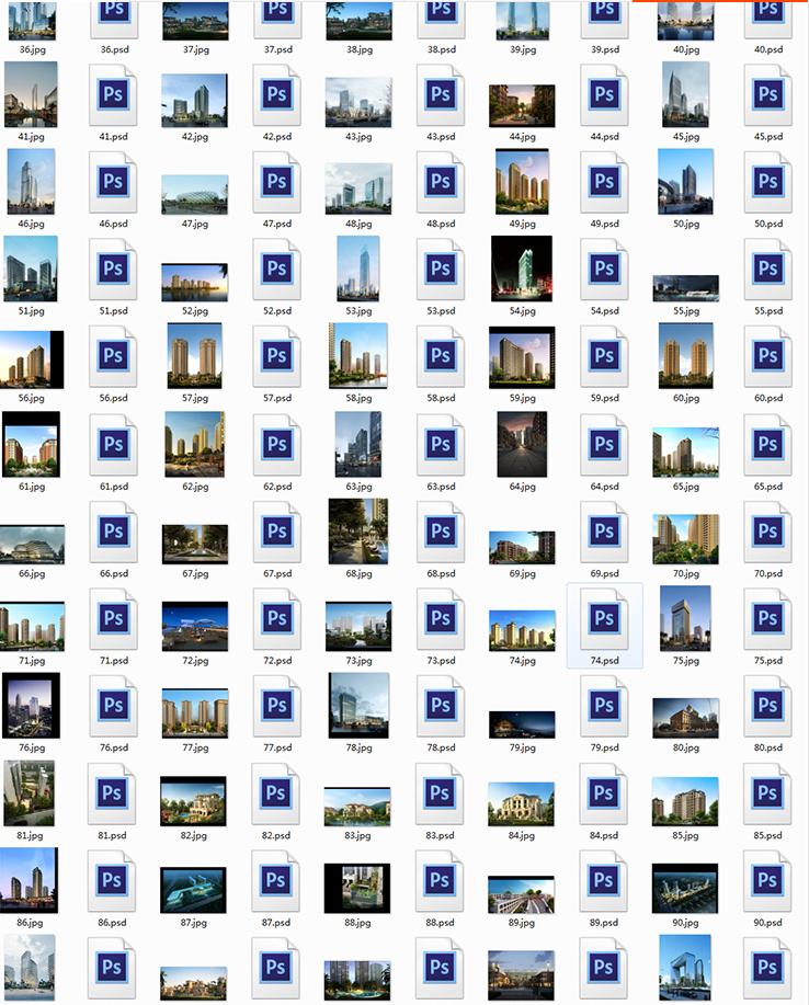 全套建筑效果图,100套别墅平面效果图