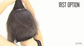 马思纯周冬雨渔夫帽的发型教程,马思纯发型女编发