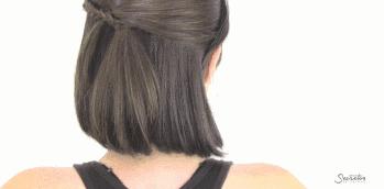 马思纯周冬雨渔夫帽的发型教程,马思纯发型女编发