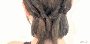 马思纯周冬雨渔夫帽的发型教程,马思纯发型女编发