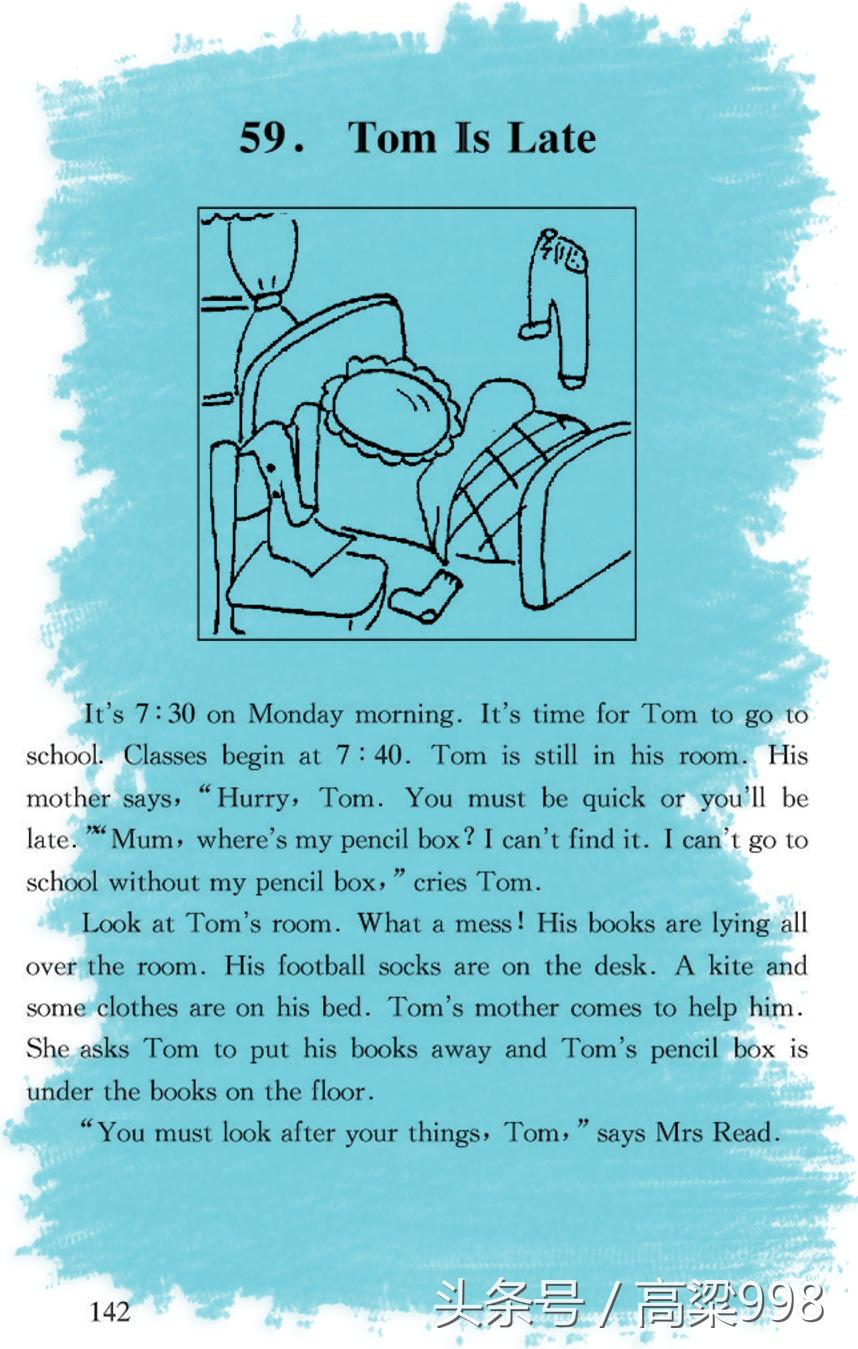 小学英语听读练习（带音频）——59.TomIsLate