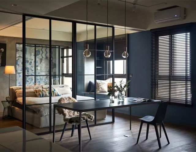 玻璃隔断节省空间,玻璃隔断能增加空间吗