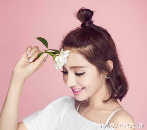 锁骨发短发整理,适合短发扎的发型锁骨发