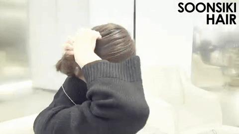 锁骨发短发整理,适合短发扎的发型锁骨发