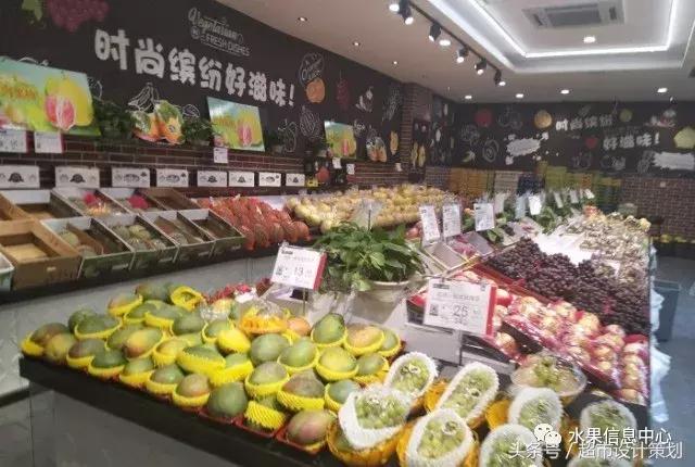 水果店水果陈列摆放销售技巧,20方长方形水果店铺陈列设计