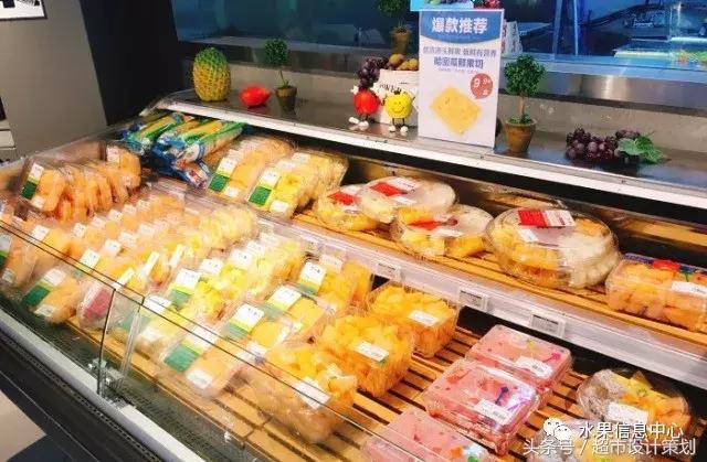 水果店水果陈列摆放销售技巧,20方长方形水果店铺陈列设计