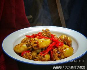 铁板酱爆墨鱼仔,酱爆墨鱼仔做法介绍