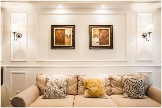 简单大气的沙发背景墙图,今年最流行的沙发背景墙图