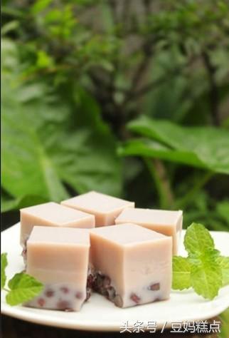 家常香甜软糯红豆糕,如何做椰汁红豆糕