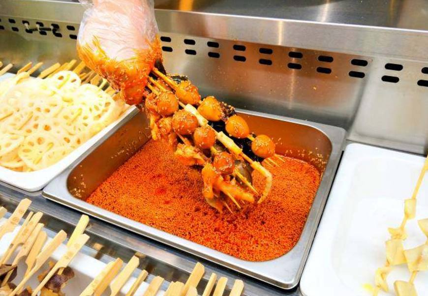 冷锅串哪里最好吃,冷锅串之荤素搭配