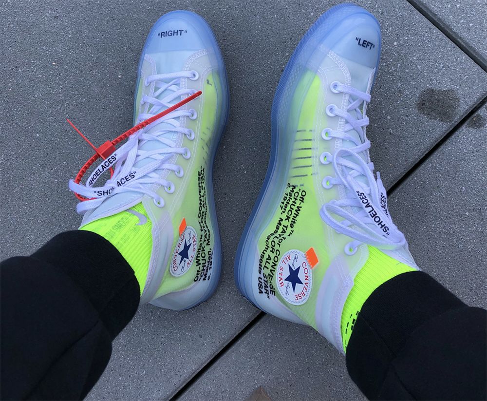 如果有一双白色长筒靴怎么搭,有一双offwhite怎么穿