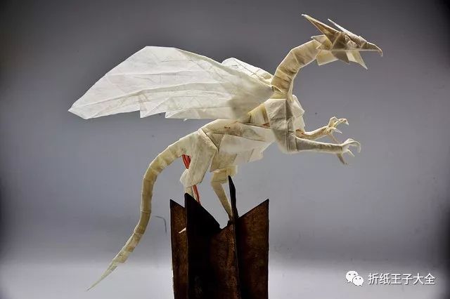 折纸龙的草图,折纸可爱的恐龙