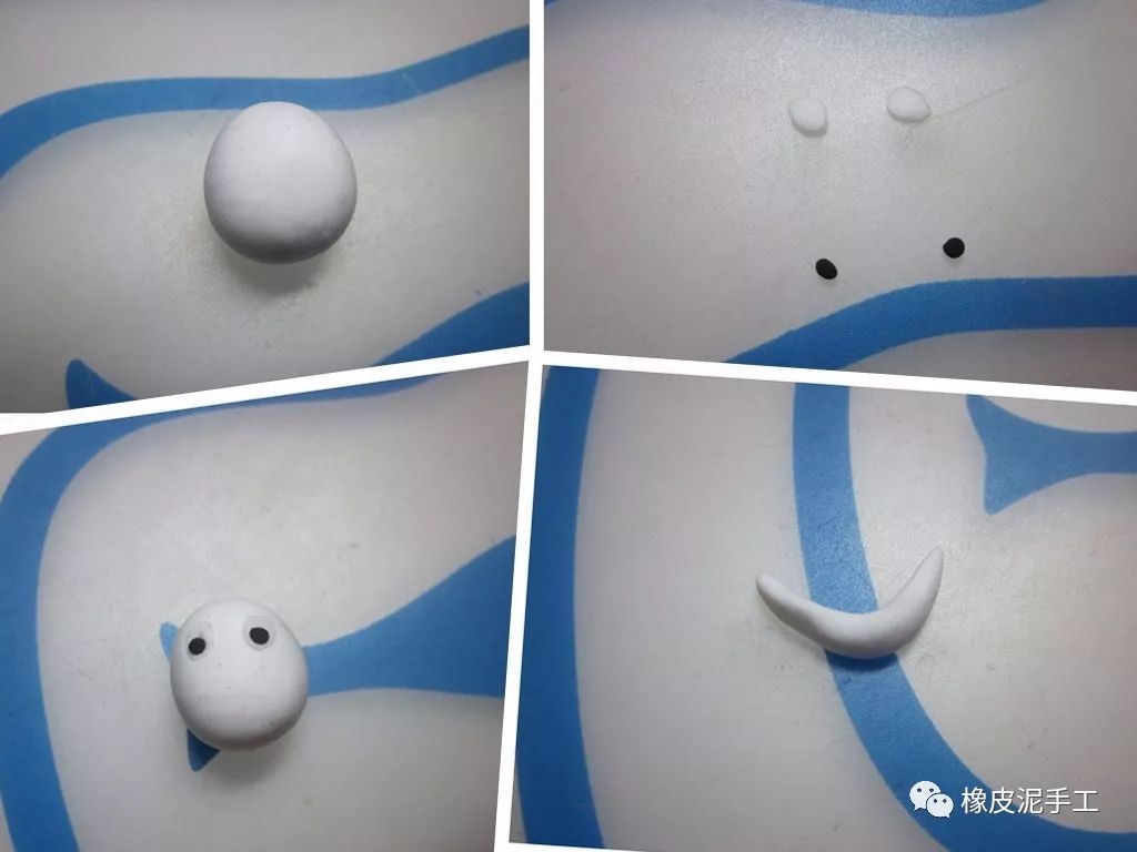 手工橡皮泥制作狼,橡皮泥狼的做法