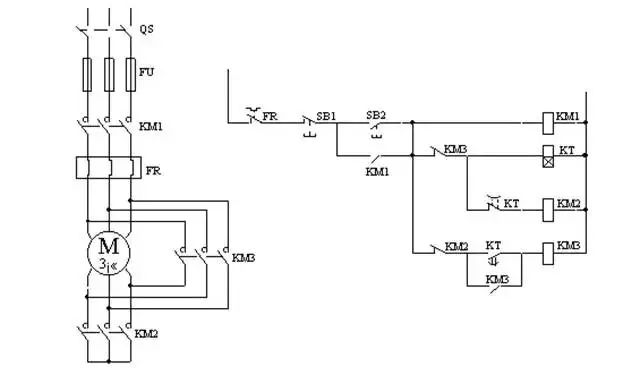两台电机顺序启动控制线路图,电机控制线路图大全图解