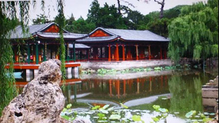 亭台楼阁轩榭廊舫一体的房子,人造亭台楼阁轩榭廊舫靓丽夺目