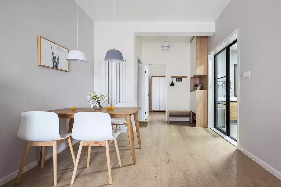 127平三室原木风装修,103平原木家装修效果图