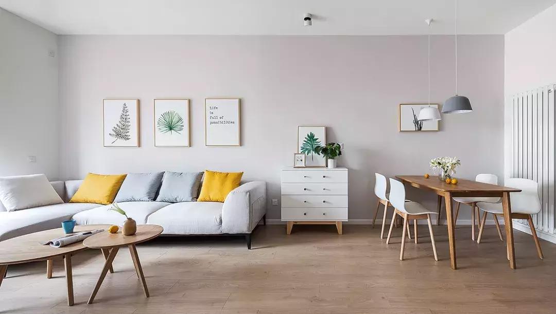 127平三室原木风装修,103平原木家装修效果图