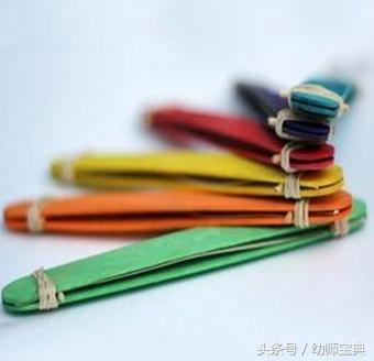 废旧雪糕棒手工幼儿制作,一次性筷子雪糕棍手工制作
