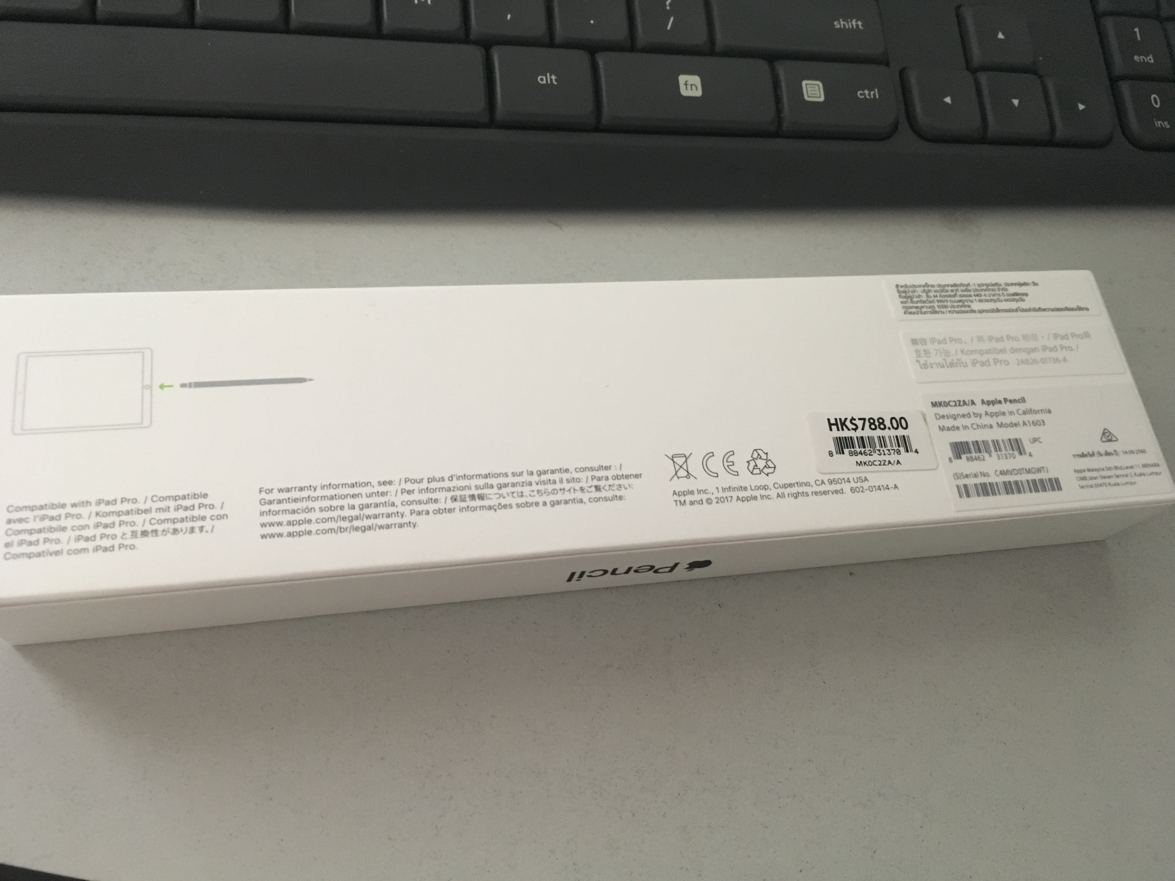 applepencil开箱评测,港行applepencil