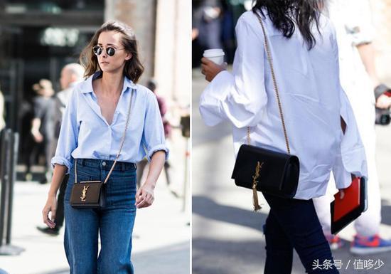 黑色大包包推荐高级感ysl,ysl包包经典款永远不会过时