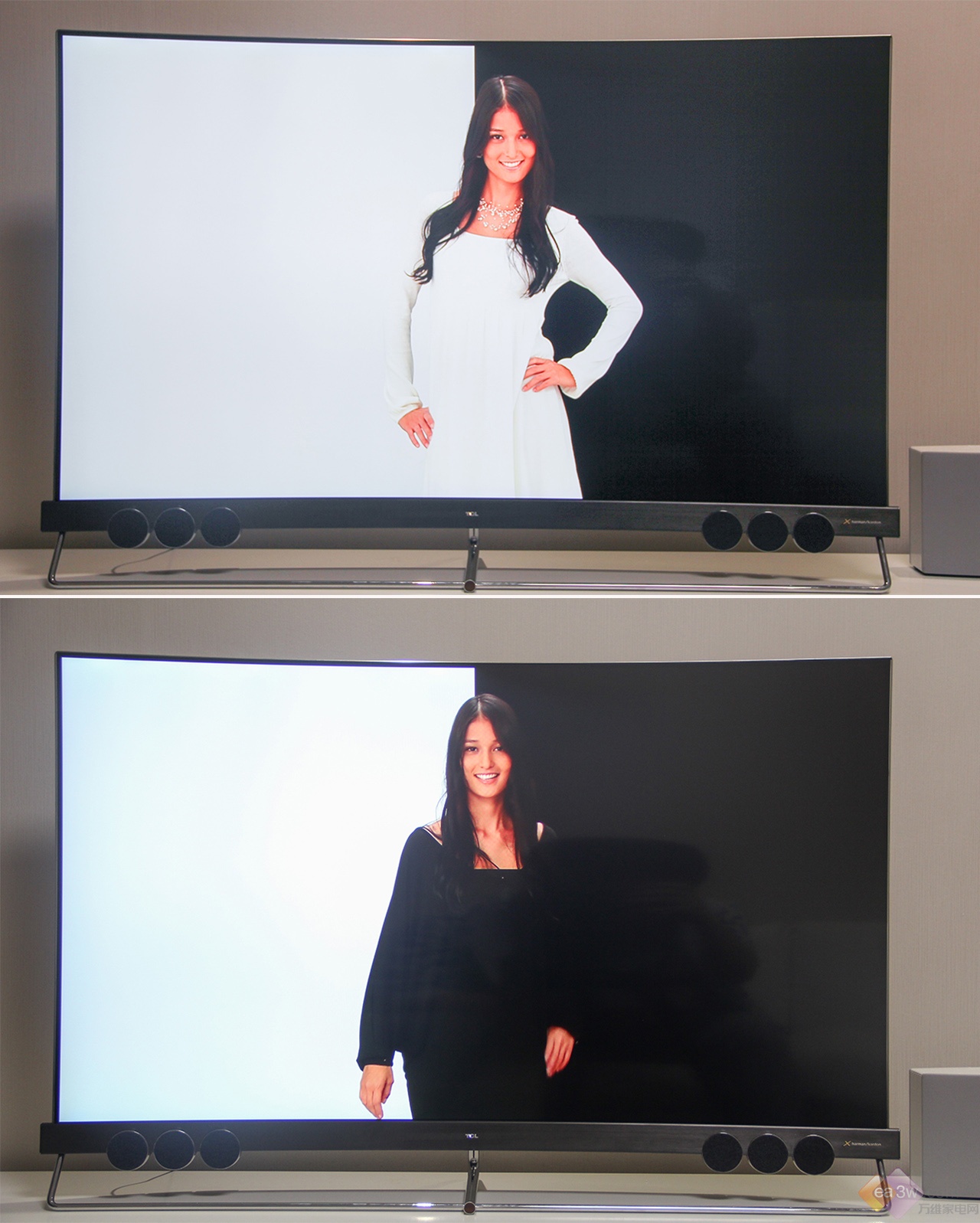 tcl55x5电视屏幕黑没反应,tcl55v6e电视评测优点和缺点