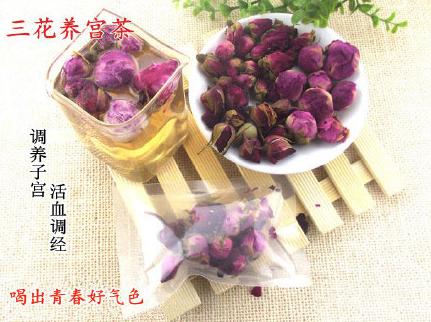 泡莲花茶,玫瑰花莲花茶