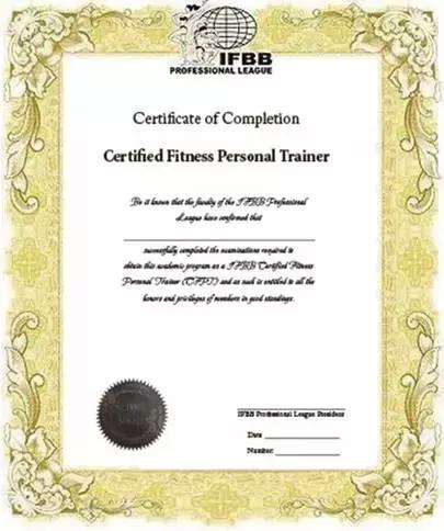 国际健身教练证书ifbb,ifbb健身教练证书官网