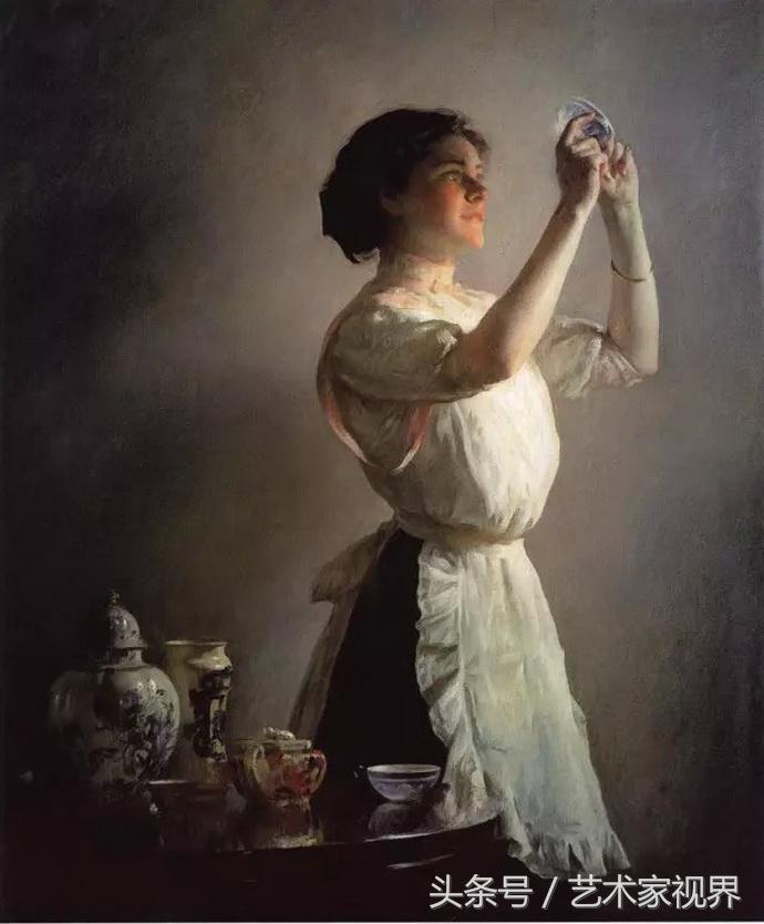 一组油画静物作品欣赏,一组好看的风景油画图