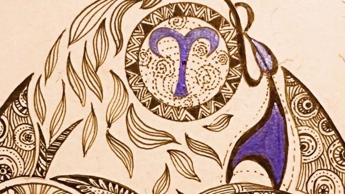 禅绕画基础图案新月,禅绕画错路线